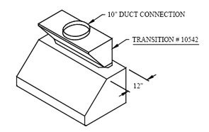Windcrest 10542 Plenum Transition