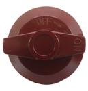 Knob for Wolf Range equipment, red