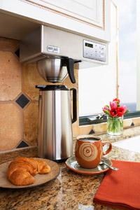 Built in coffee maker from Brewmatic for the home, office, or cafe