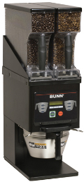 Bunn 22104.0000 G1 HD 1 lb. Black Bulk Coffee Grinder