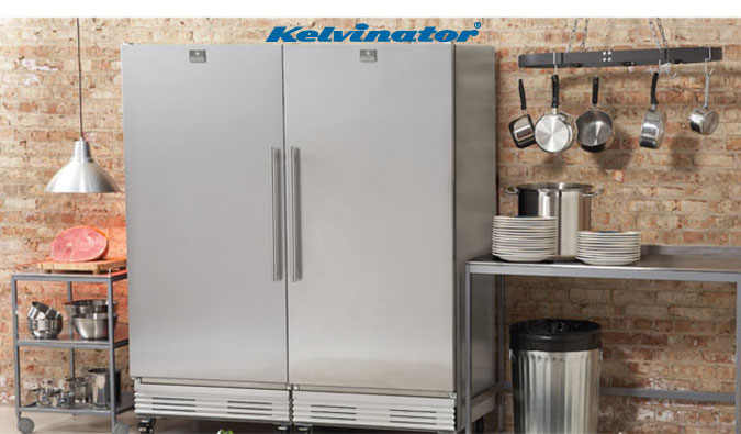 Kelvinator Commercial Refrigeration features attractive Stainless Steel Finish