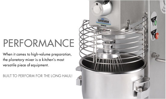Fast paced kitchens rely Univex Mixers