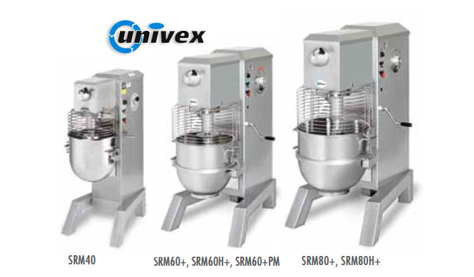 Univex Planetary Mixers line up continued