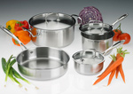 Stainless Steel Professional Cookware set, 7 Piece Collection