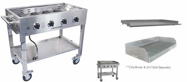 Portable Griddle from Crestware, model PCG