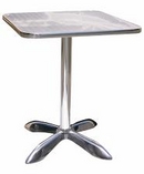 Outdoor rectangular metallic table by DHC furniture