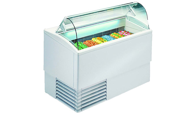 Modern Design Gelato Ice Cream Dipping Cabinets made in Italy
