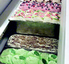 PGC Gelato Cases are equipped with storage areas