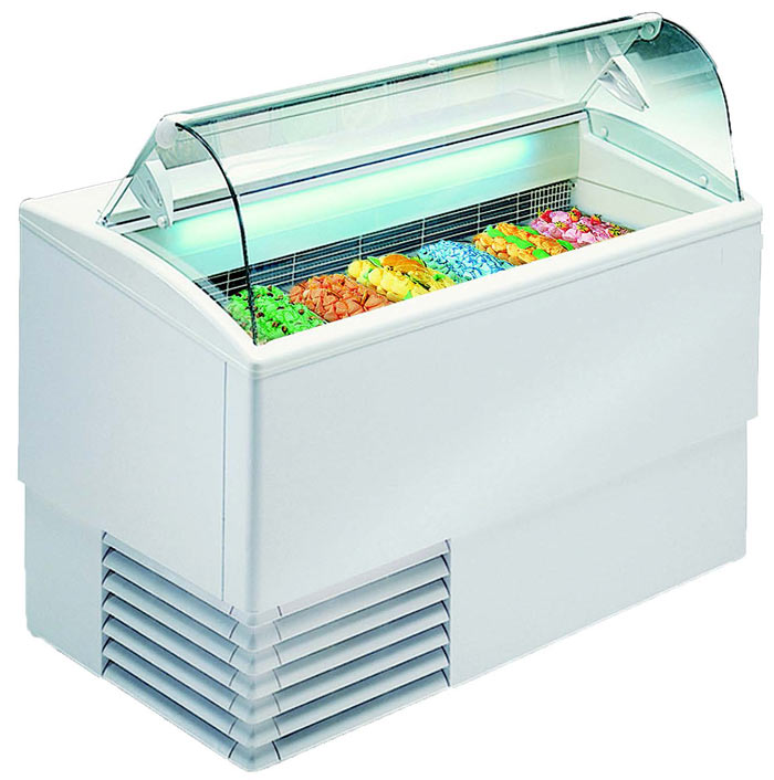 Gelato Ice Cream Cabinet, PGC-7 series, 53.5 inches, 110 Volt