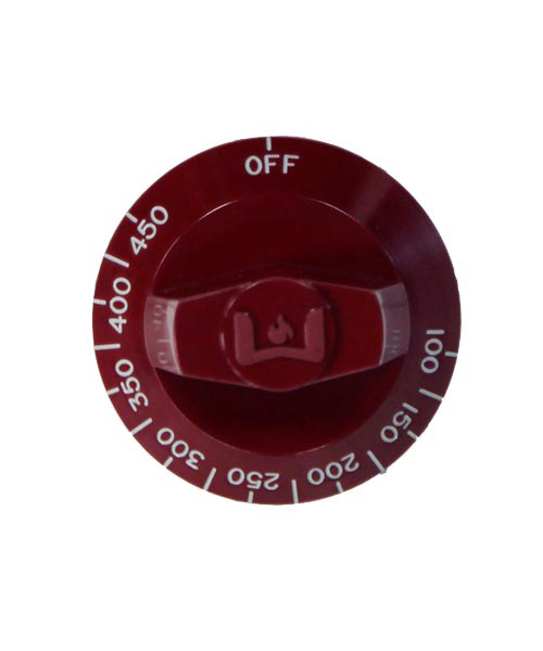 Knob, Griddle Thermostat Knob for Wolf Gourmet Residential Ranges A/AS series Griddle Sections