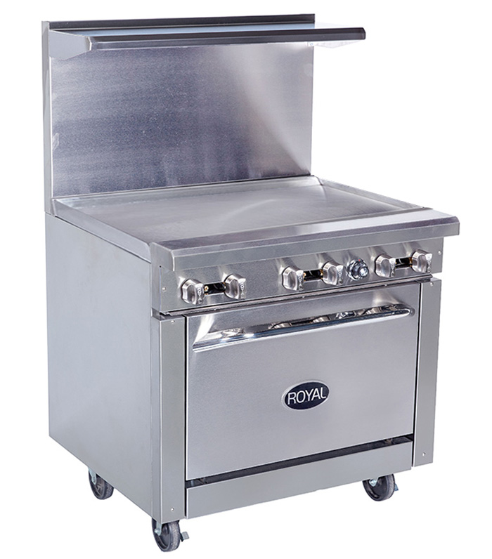 Royal 36 inch Range with Griddle Top