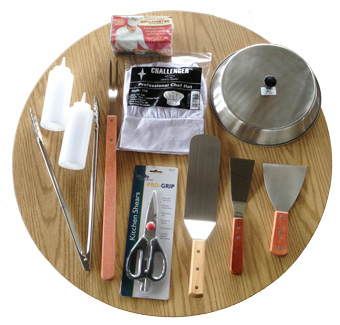 Tools for Teppanyaki Cooking